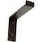 Ekena Millwork Steel Truss Shelf Bracket, Antiqued Bronze 2"W x 8"D x 6 3/4"H BKTM02X08X06TSABZ - alternate 1